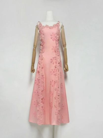 Precious Petals Applique Maxi Dress