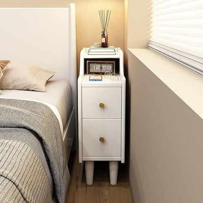 Solid wood classic minimalist nightstand