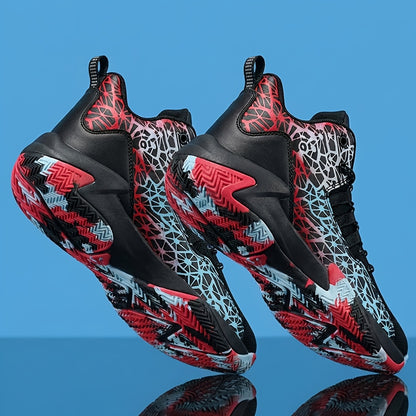 Men's graffiti basketball shoes