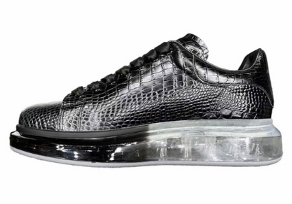 Luxury Air-Cushioned Casual Crocodile Leather Shoes