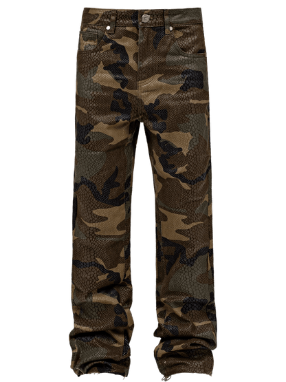 Python Camo Denim Pants