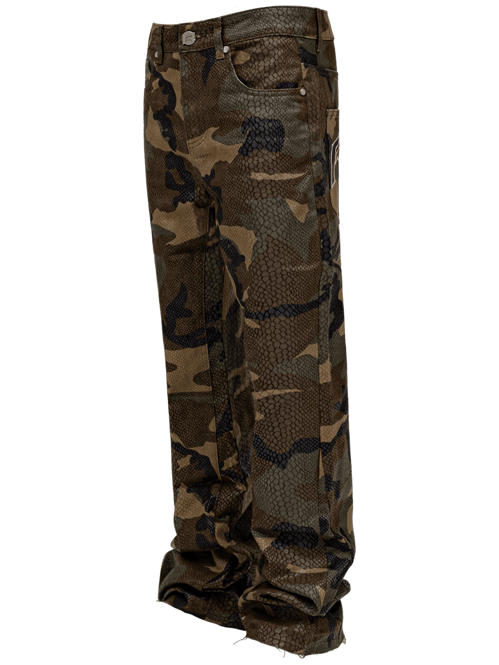 Python Camo Denim Pants