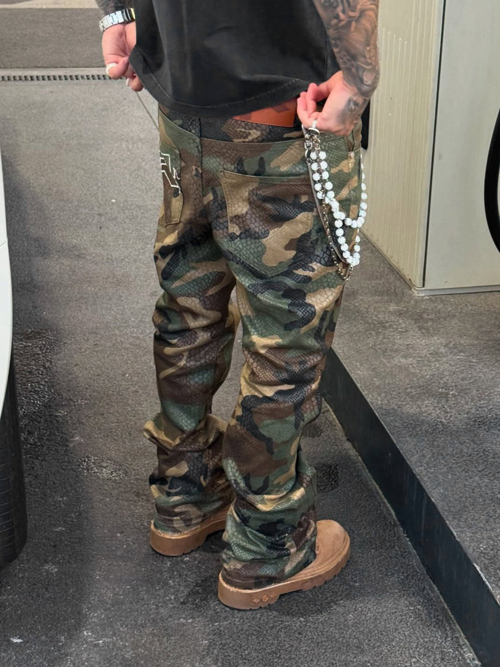 Python Camo Denim Pants