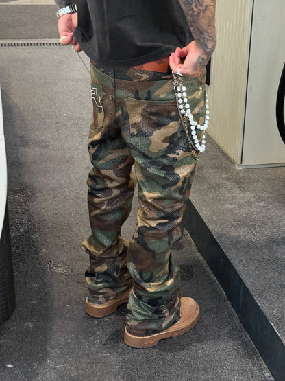 Python Camo Denim Pants