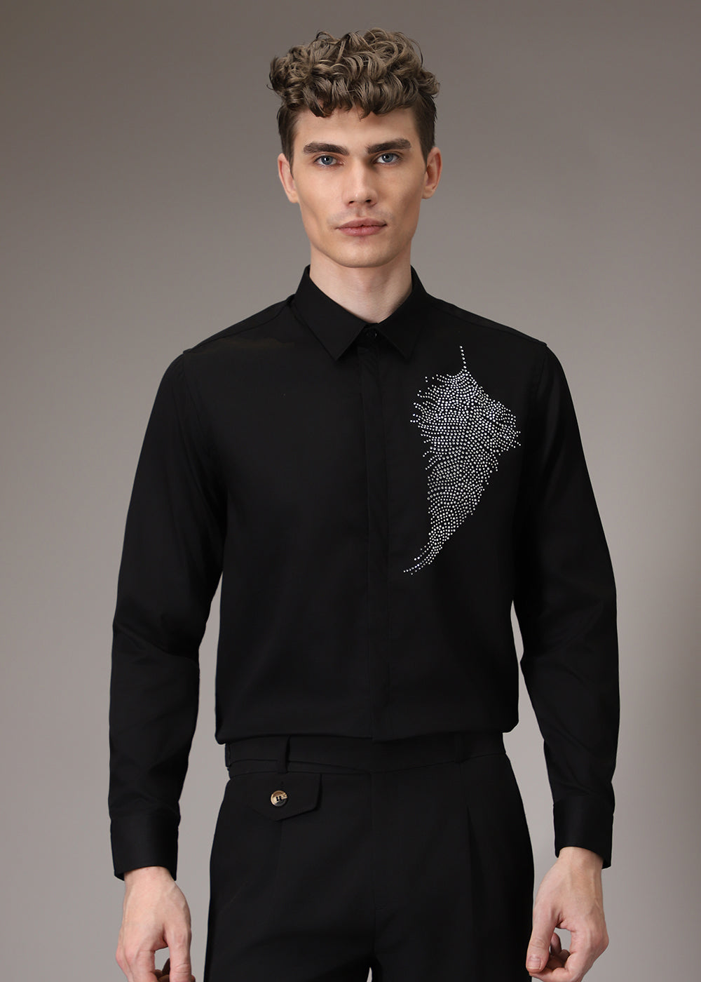 Beaded Designer Shirt