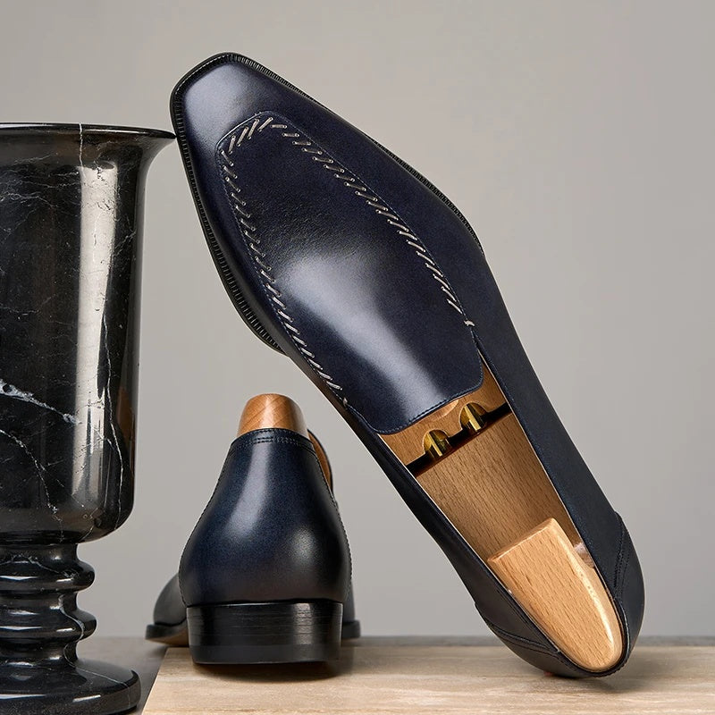 Men's leather loafers