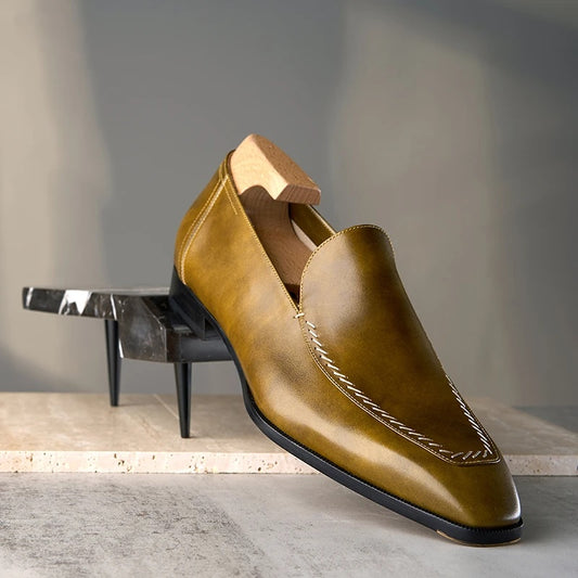 Men's leather loafers