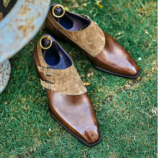 Double Monk Straps Shoes