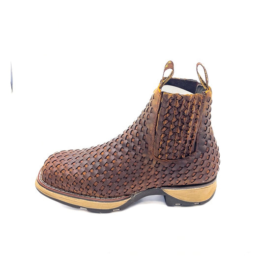 Ankle Boot Weave Woven