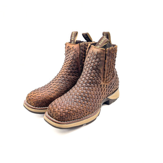 Ankle Boot Weave Woven