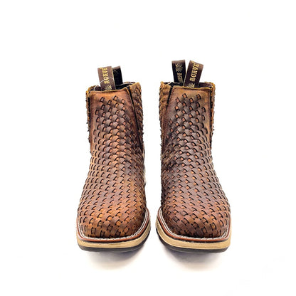Ankle Boot Weave Woven