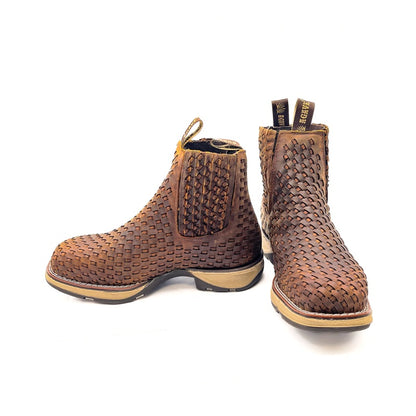 Ankle Boot Weave Woven