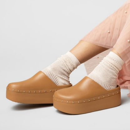 Women's Platform Studded Slippers