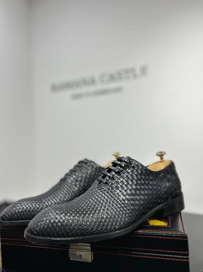 Men's Leather Woven Shoes