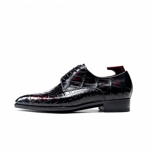 Crocodile Leather Formal Shoes