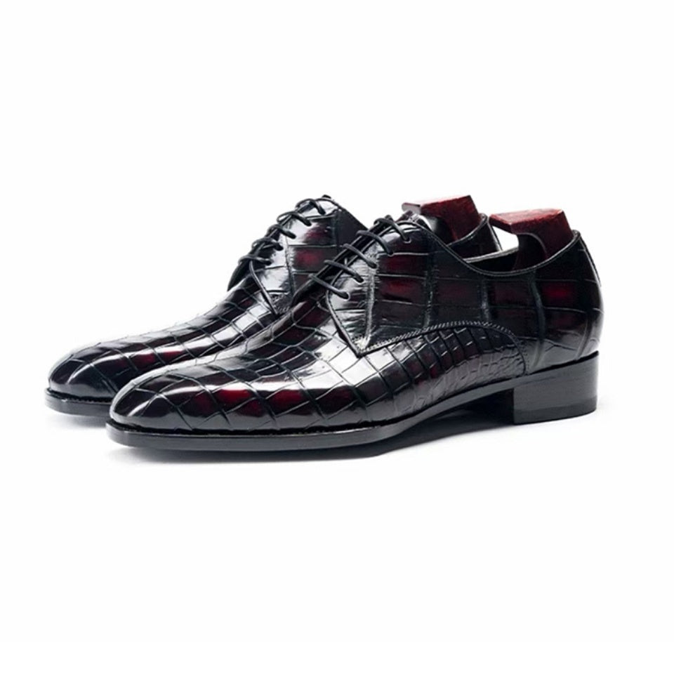 Crocodile Leather Formal Shoes