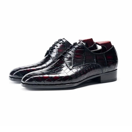 Crocodile Leather Formal Shoes