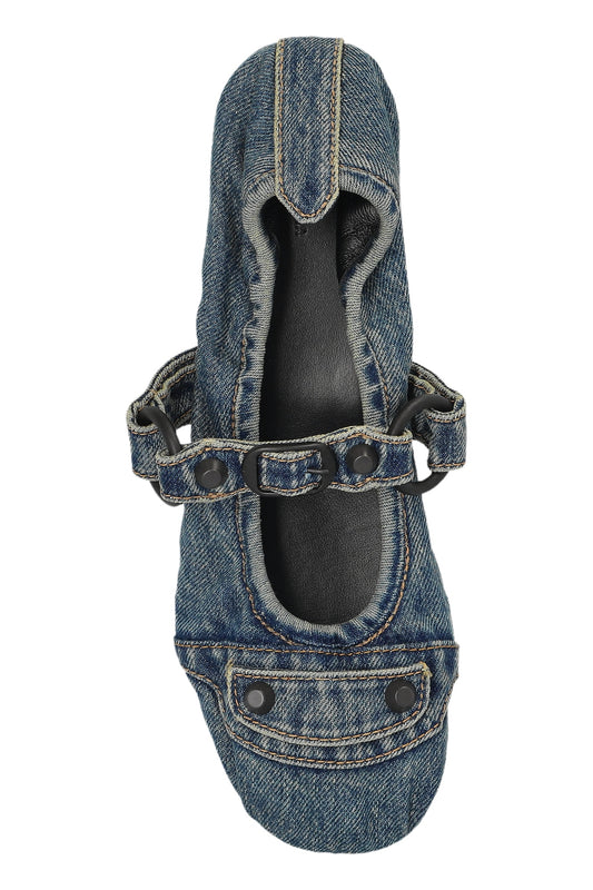 Women's Denim Ballerinas