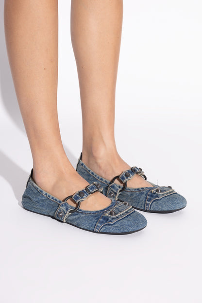 Women's Denim Ballerinas
