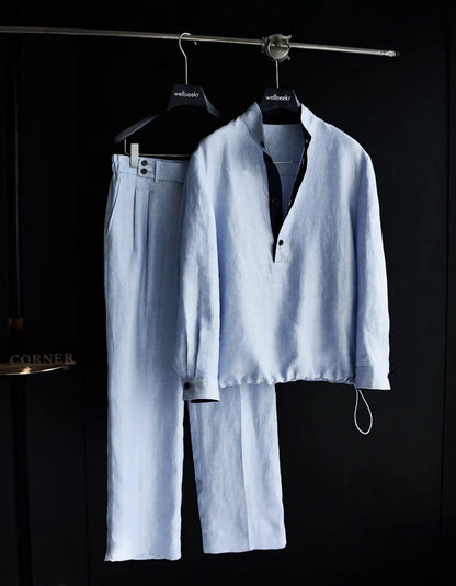 Premium Linen-Blend Suit