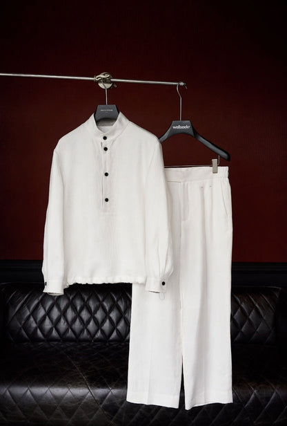 Premium Linen-Blend Suit