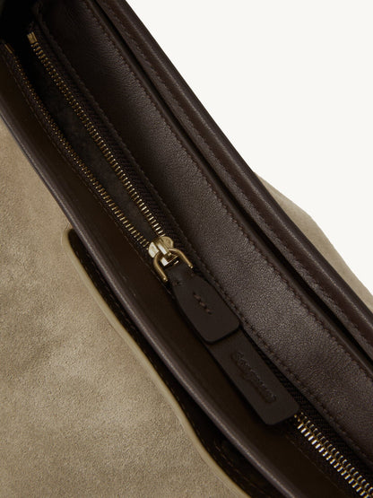 Extra Large Suede Bag