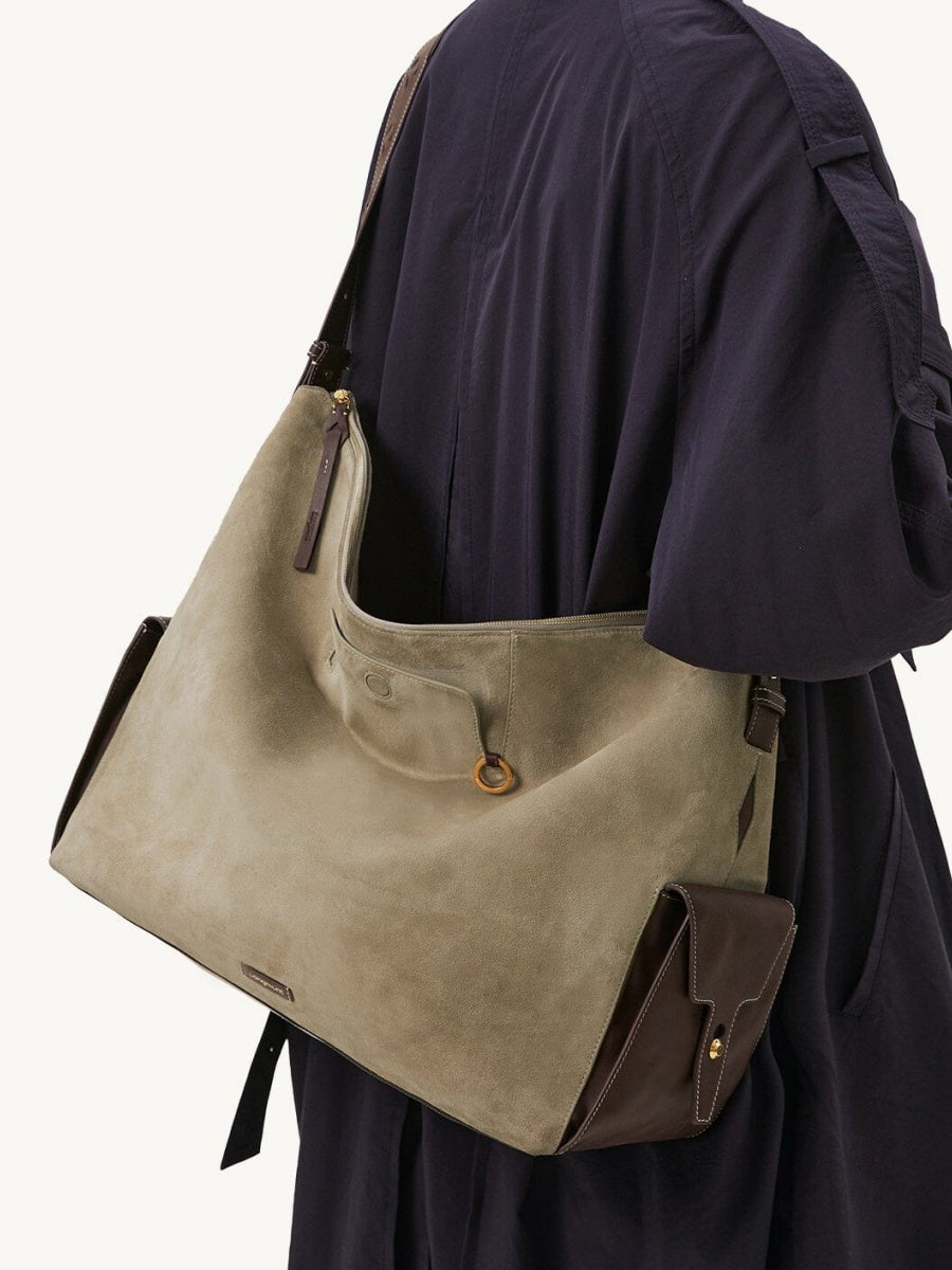 Extra Large Suede Bag