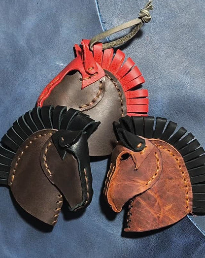 Natural Leather Raging Horse