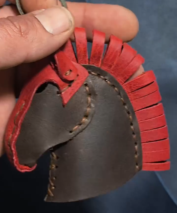 Natural Leather Raging Horse