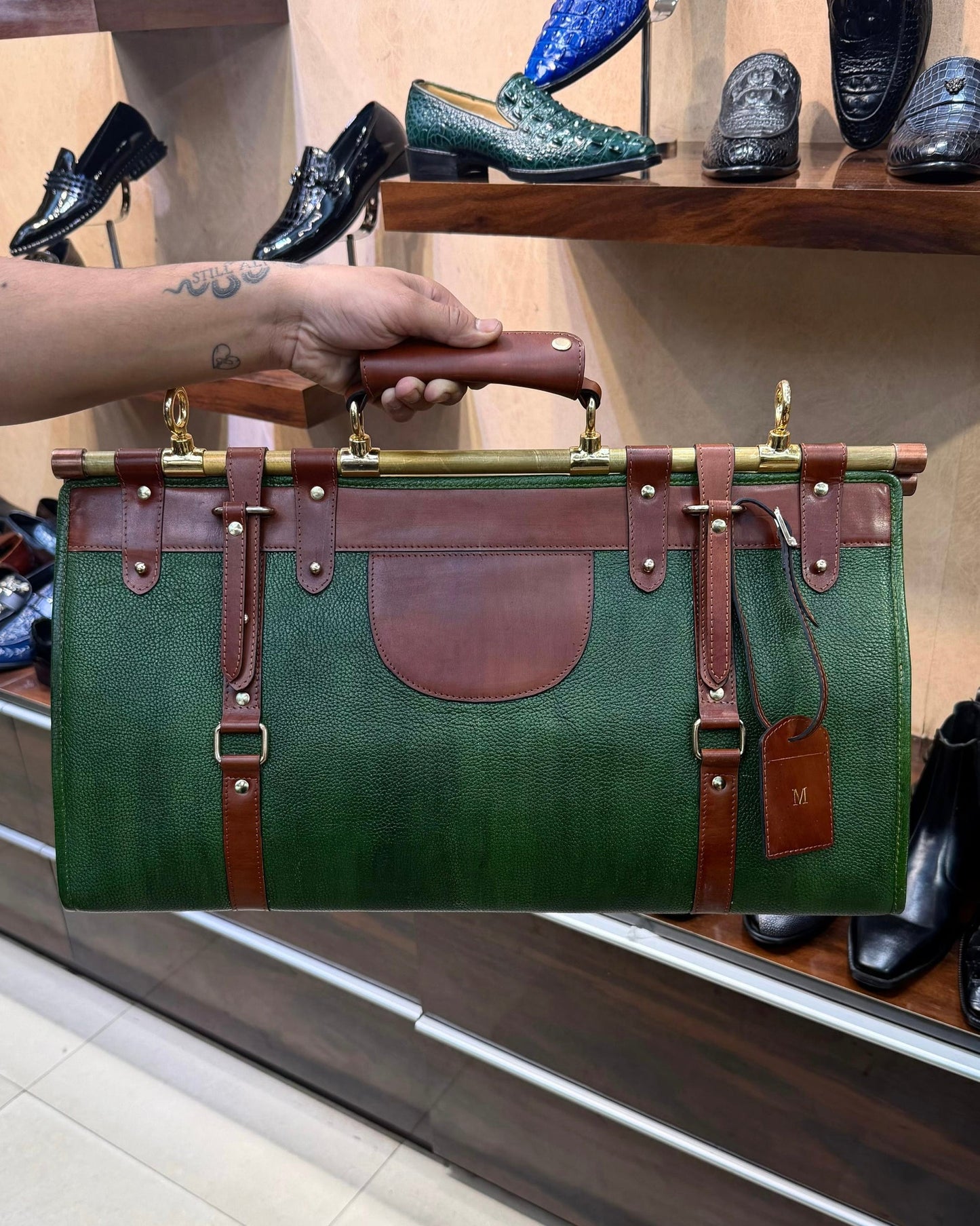 Duffle Bag With Zip Lock