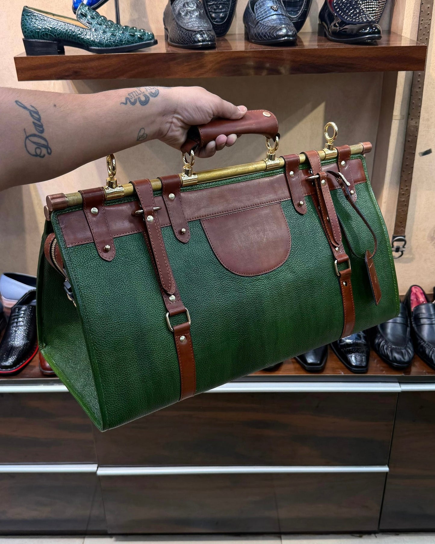 Duffle Bag With Zip Lock