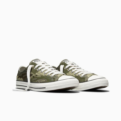 Green Wide Camo Trainers