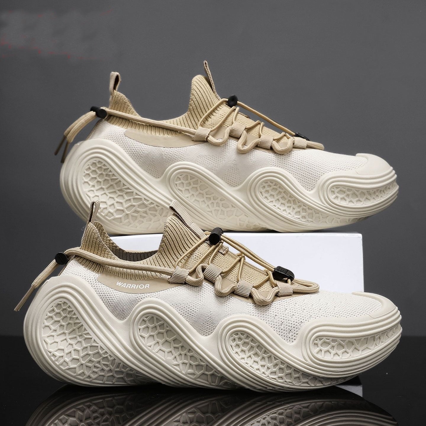 Men's Summer Mesh Breathable Thick-Soled Chunky Sneakers