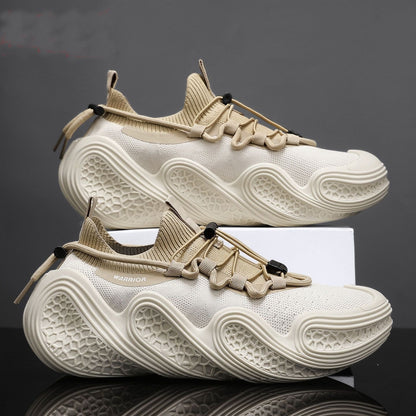 Men's Summer Mesh Breathable Thick-Soled Chunky Sneakers