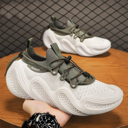 Men's Summer Mesh Breathable Thick-Soled Chunky Sneakers