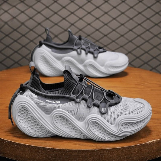 Men's Summer Mesh Breathable Thick-Soled Chunky Sneakers