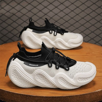 Men's Summer Mesh Breathable Thick-Soled Chunky Sneakers