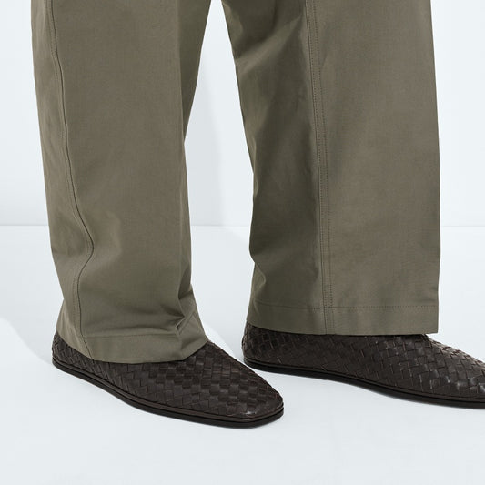 Braided Leather Loafers