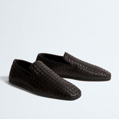 Braided Leather Loafers