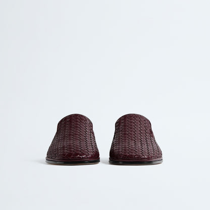 Braided Leather Loafers