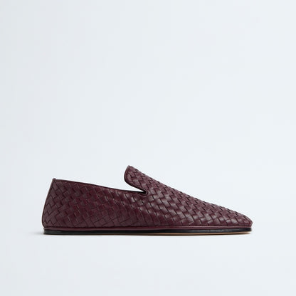 Braided Leather Loafers