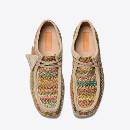 Multicolor Raffia Shoes