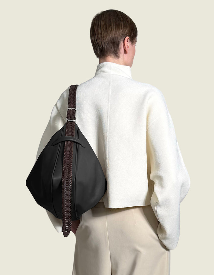 Adjustable Woven Shoulder Strap Bag