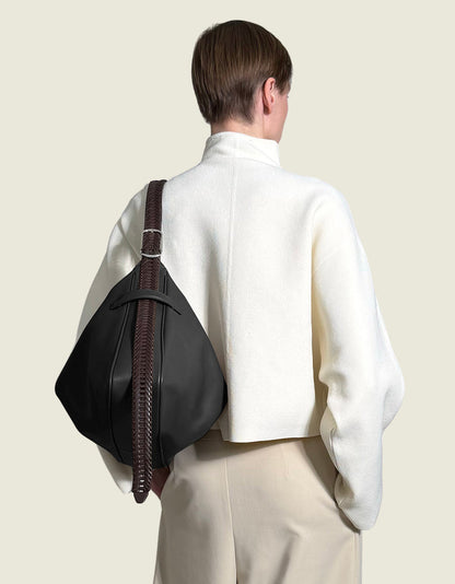Adjustable Woven Shoulder Strap Bag