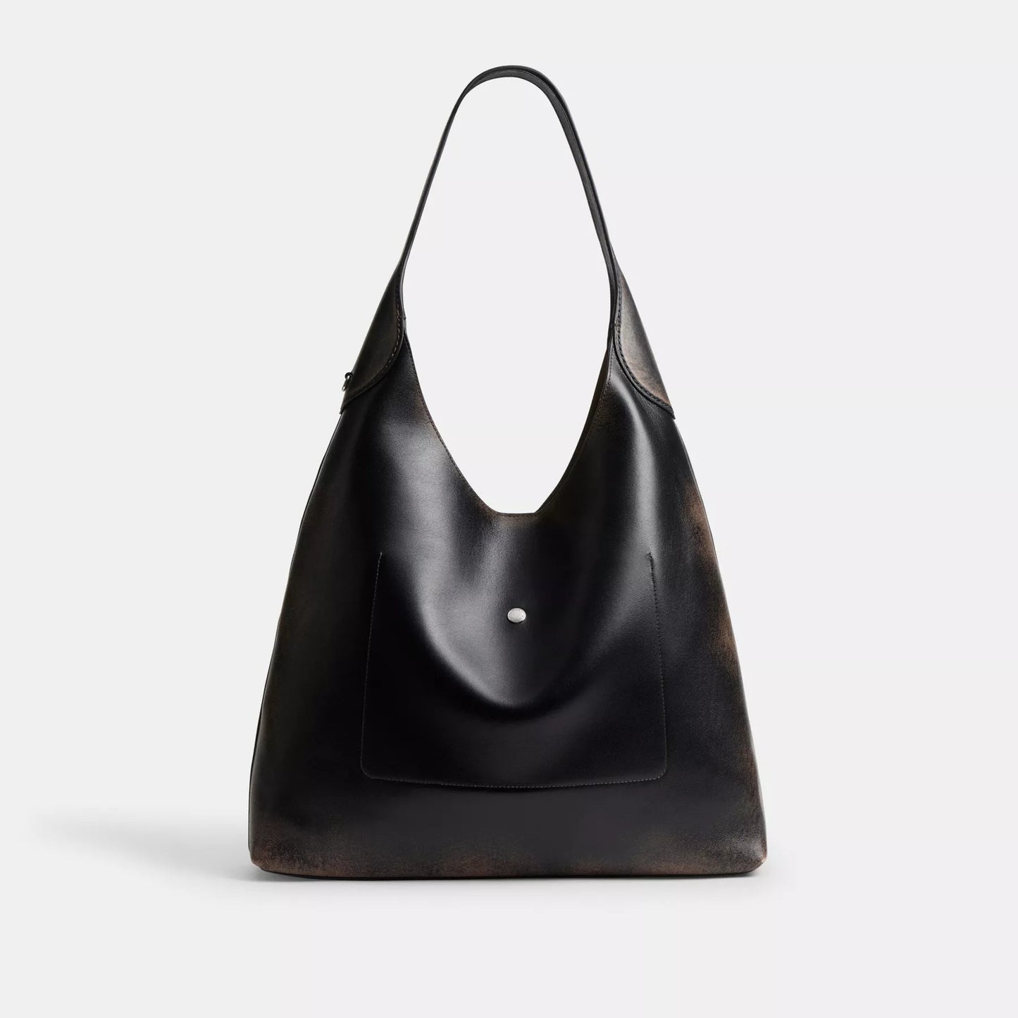 Distressed Leather Shoulder Bag