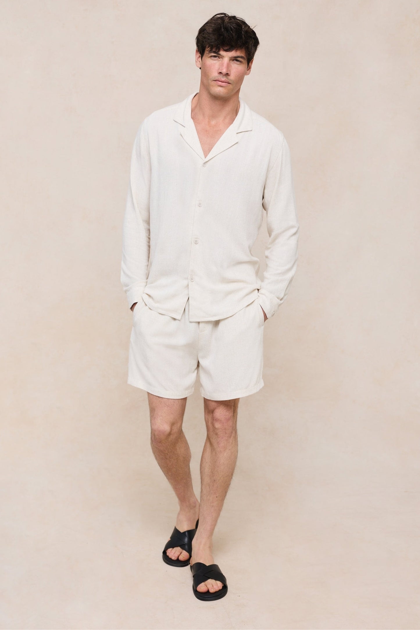 Cami Linen Short Set