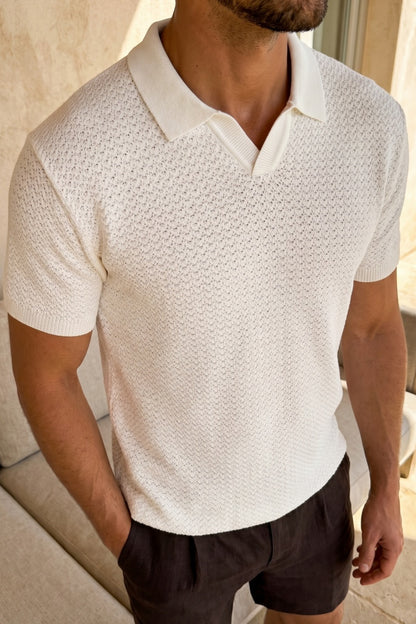 Cotton Knit Polo