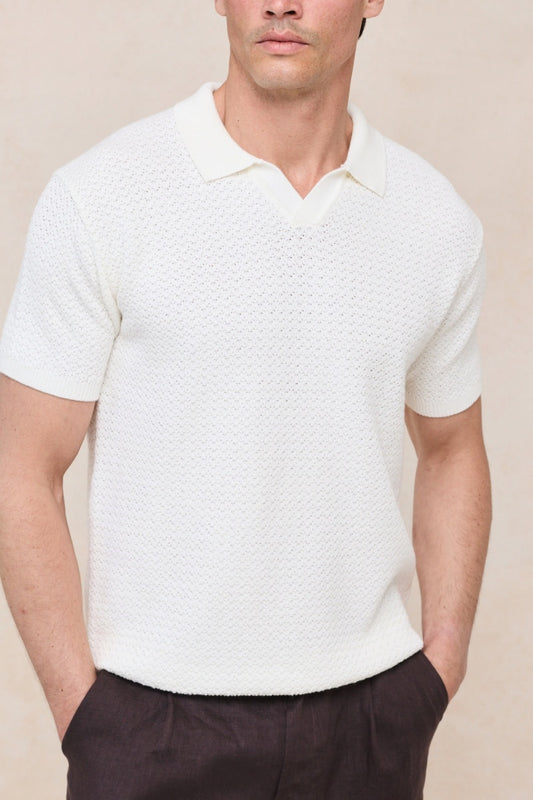 Cotton Knit Polo