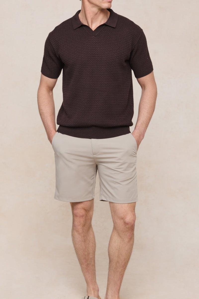 Cotton Knit Polo