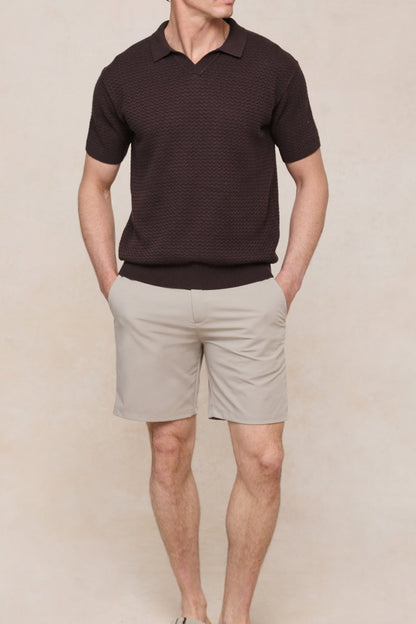 Cotton Knit Polo